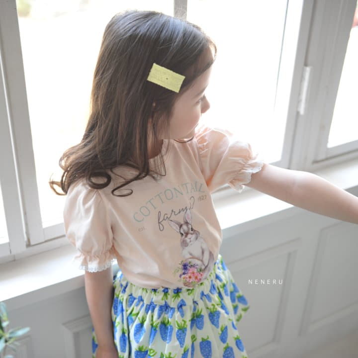 Neneru - Korean Children Fashion - #designkidswear - Cotton Rabbit Tee - 6