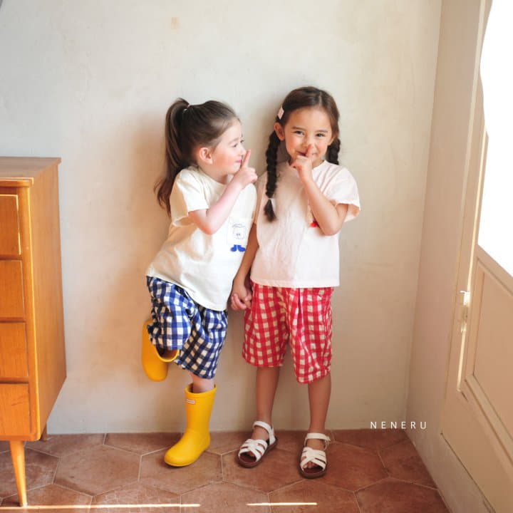 Neneru - Korean Children Fashion - #discoveringself - Coco Check Pants - 6