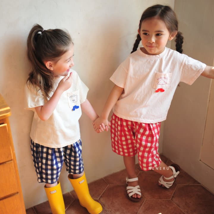 Neneru - Korean Children Fashion - #fashionkids - Coco Check Pants - 7