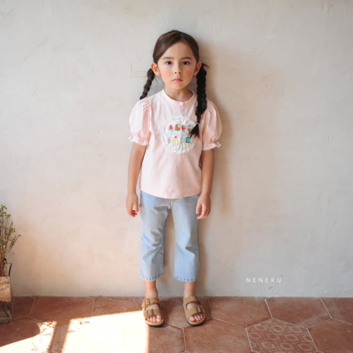 Neneru - Korean Children Fashion - #fashionkids - Ice Cream Embroidery Tee - 7