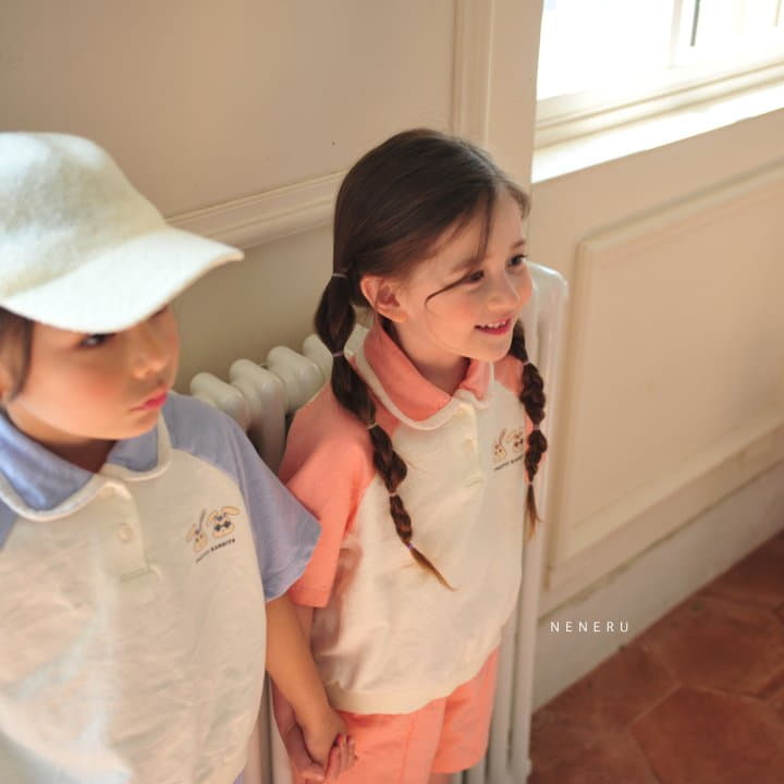 Neneru - Korean Children Fashion - #kidsshorts - Radodo Collar Top Bottom Set - 8