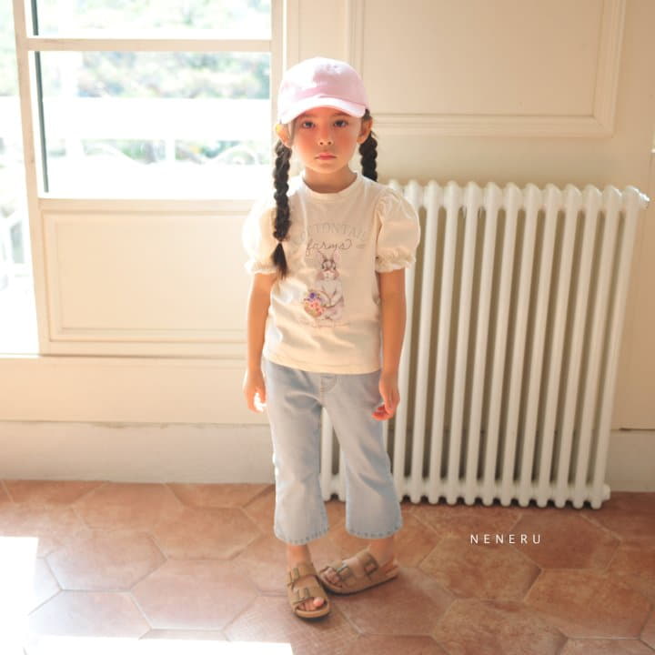 Neneru - Korean Children Fashion - #kidsshorts - Cotton Rabbit Tee - 9