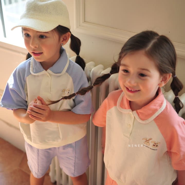Neneru - Korean Children Fashion - #kidsstore - Radodo Collar Top Bottom Set - 9