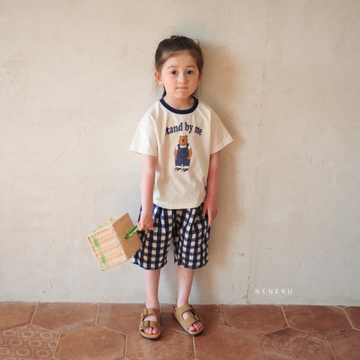 Neneru - Korean Children Fashion - #kidsstore - Stand Bear Tee - 7