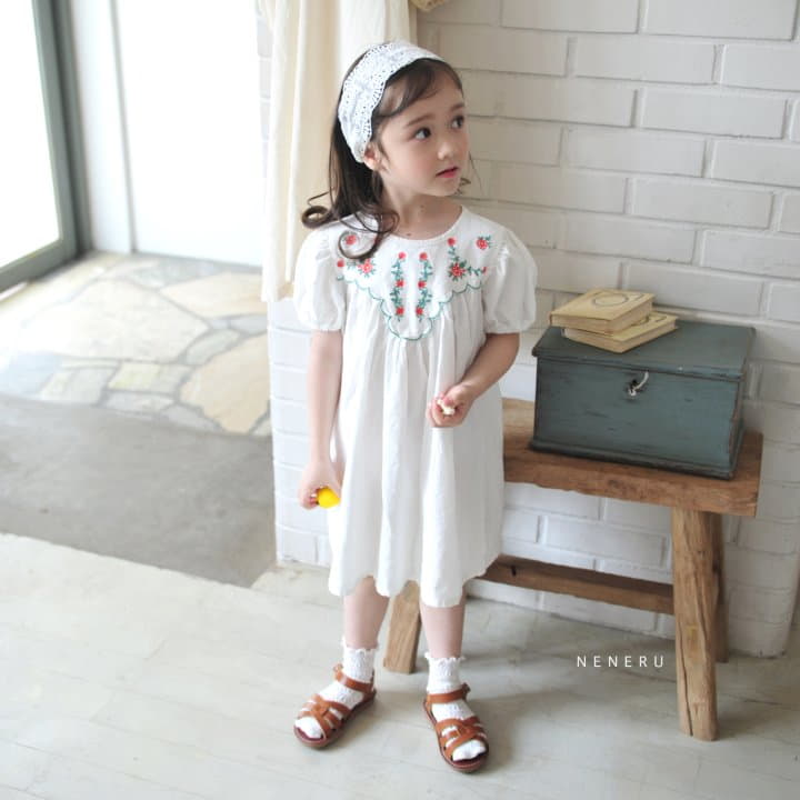 Neneru - Korean Children Fashion - #kidsstore - Blossom One-piece - 10