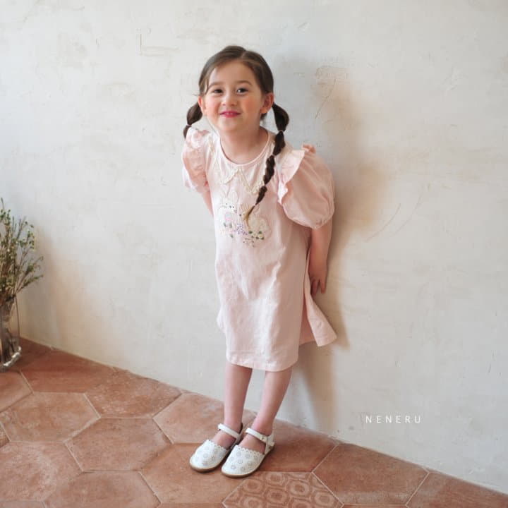 Neneru - Korean Children Fashion - #minifashionista - Cleo Rabbit One-piece - 2