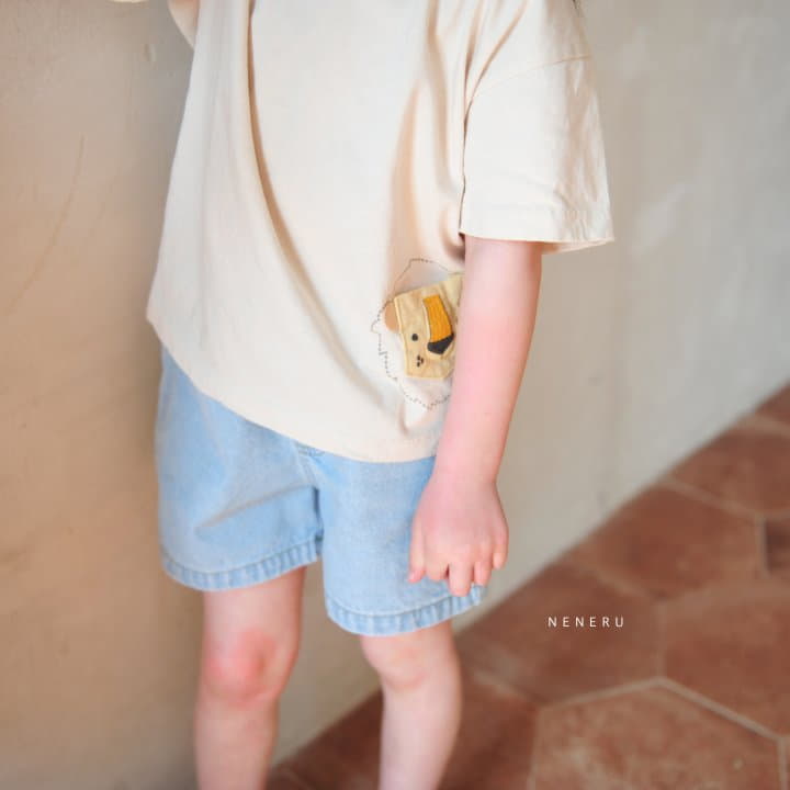 Neneru - Korean Children Fashion - #minifashionista - Lion Embrodiery Tee - 10