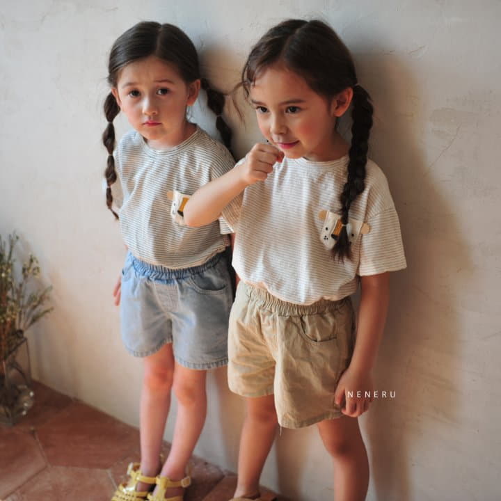 Neneru - Korean Children Fashion - #minifashionista - Lion Stripes Tee - 7