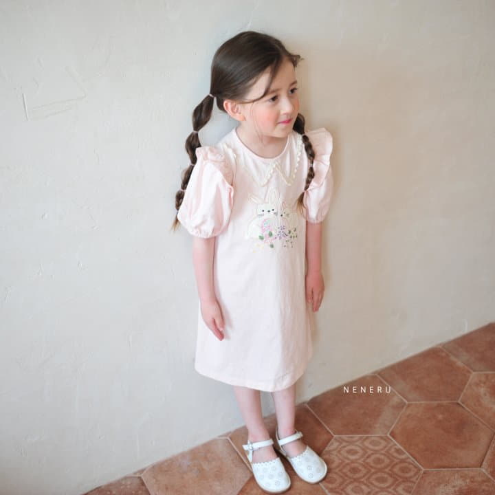 Neneru - Korean Children Fashion - #prettylittlegirls - Cleo Rabbit One-piece - 3