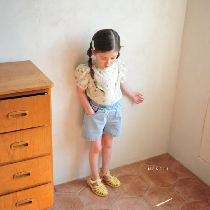 Neneru - Korean Children Fashion - #toddlerclothing - Cherry Blossom Tee - 4