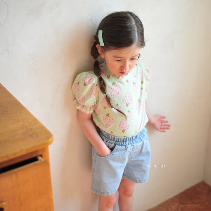 Neneru - Korean Children Fashion - #todddlerfashion - Cherry Blossom Tee - 2