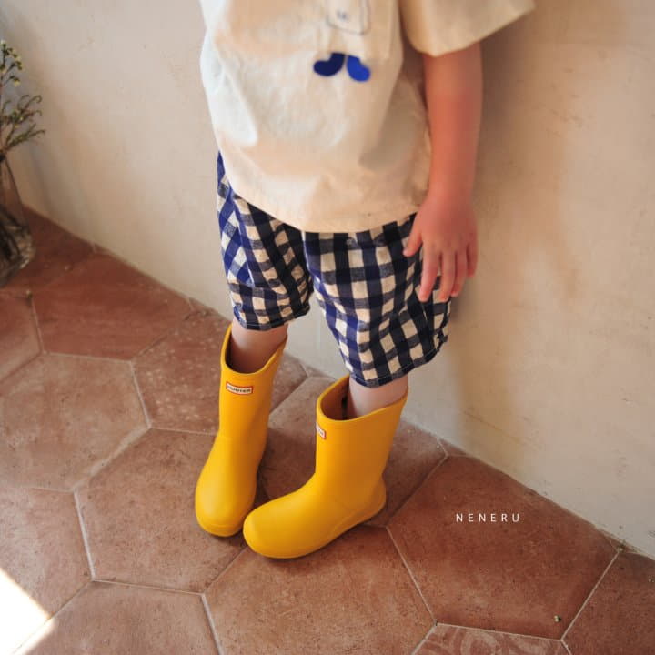 Neneru - Korean Children Fashion - #toddlerclothing - Coco Check Pants