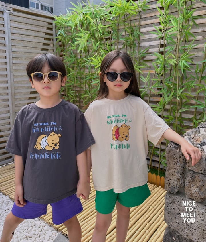 Nice To Meet You - Korean Children Fashion - #Kfashion4kids - Sleepy Tee - 6