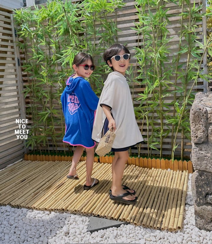Nice To Meet You - Korean Children Fashion - #Kfashion4kids - Terry Hoody Cape JS(JS~JM) - 11