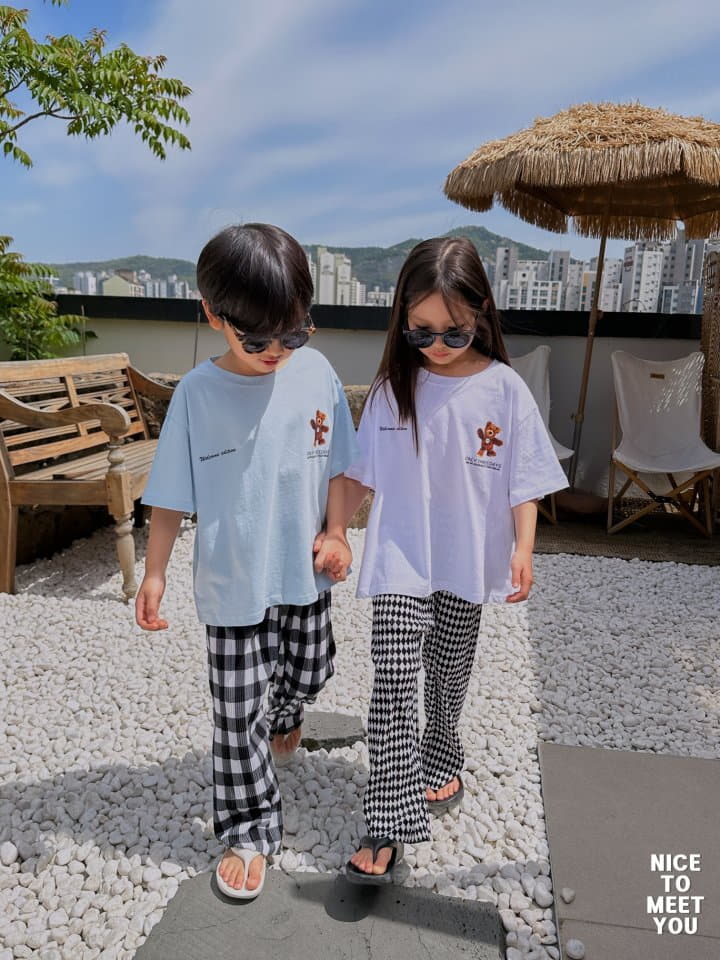 Nice To Meet You - Korean Children Fashion - #childrensboutique - Daily Bear Tee - 5