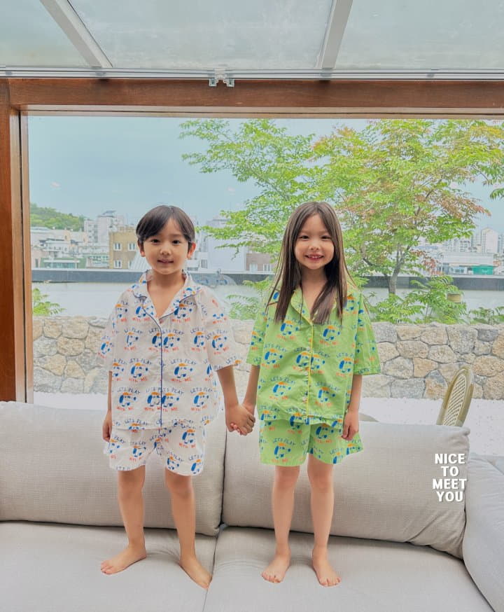 Nice To Meet You - Korean Children Fashion - #designkidswear - With Me Pjama Set