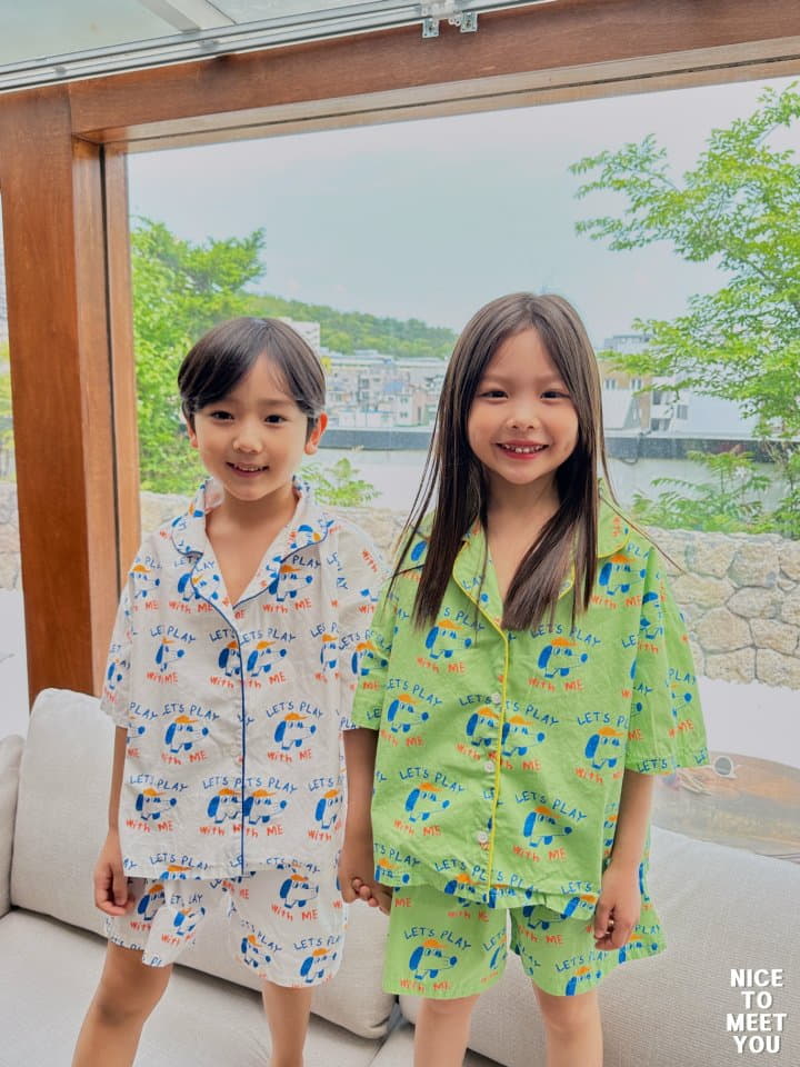 Nice To Meet You - Korean Children Fashion - #discoveringself - With Me Pjama Set - 2
