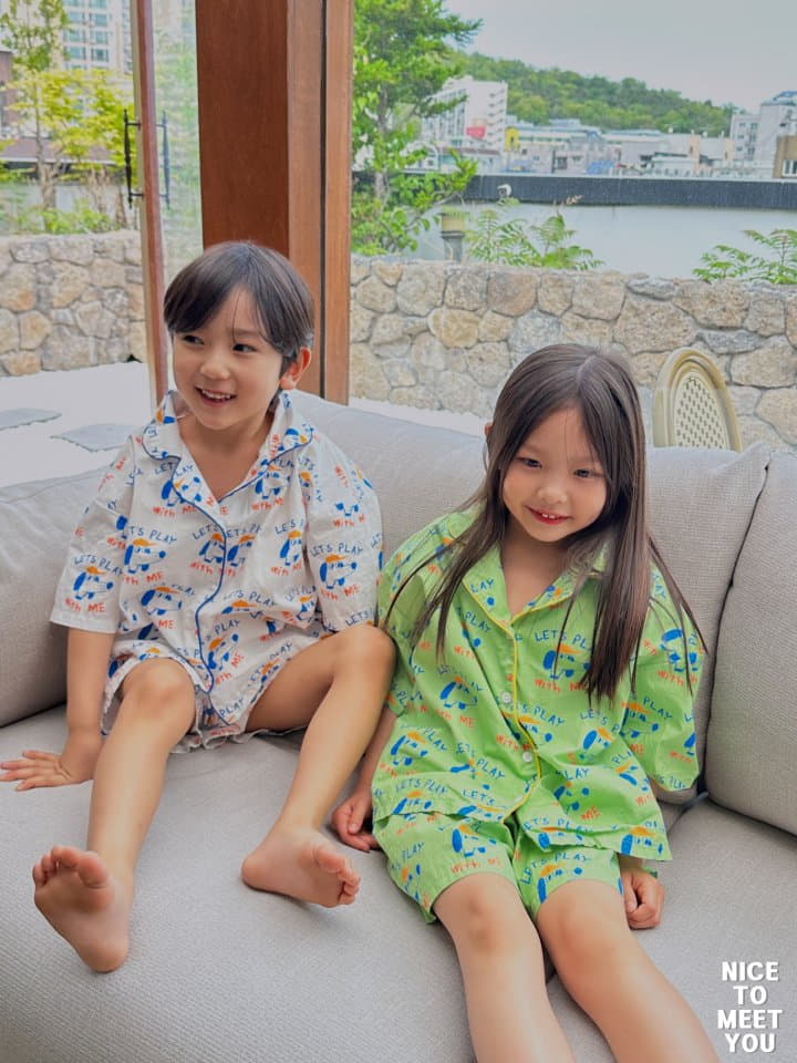 Nice To Meet You - Korean Children Fashion - #kidzfashiontrend - With Me Pjama Set - 6