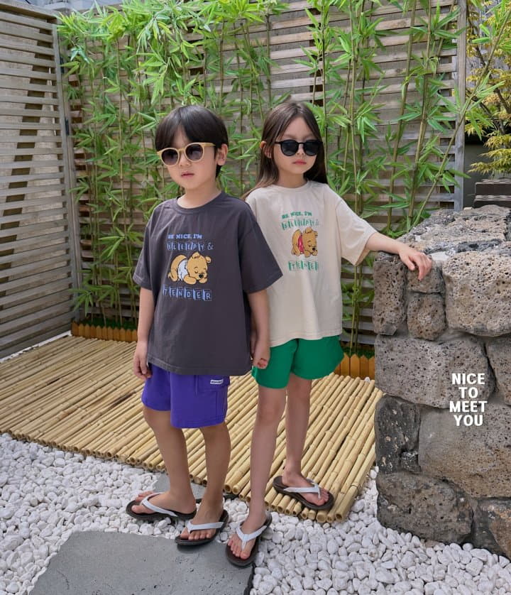 Nice To Meet You - Korean Children Fashion - #kidzfashiontrend - Sleepy Tee - 5