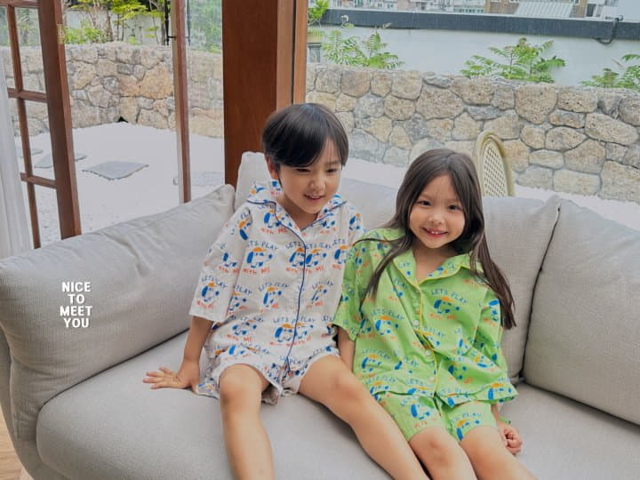 Nice To Meet You - Korean Children Fashion - #littlefashionista - With Me Pjama Set - 8