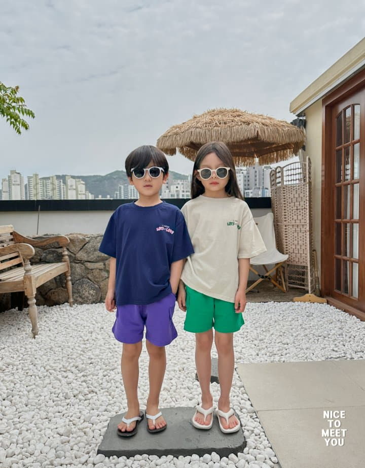 Nice To Meet You - Korean Children Fashion - #magicofchildhood - Runninrg Bear Tee