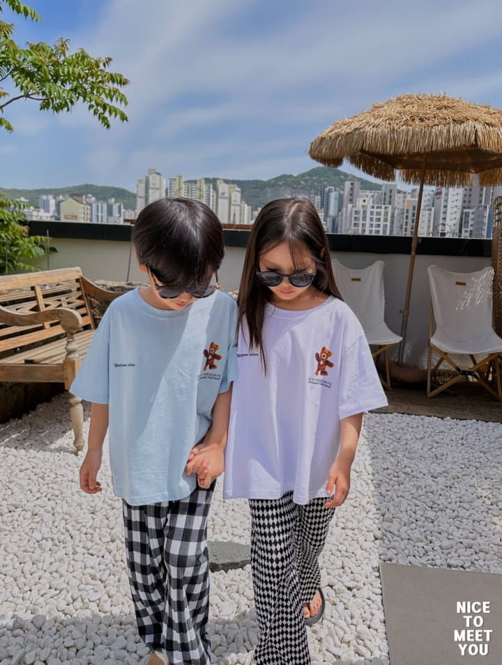 Nice To Meet You - Korean Children Fashion - #stylishchildhood - Daily Bear Tee - 3