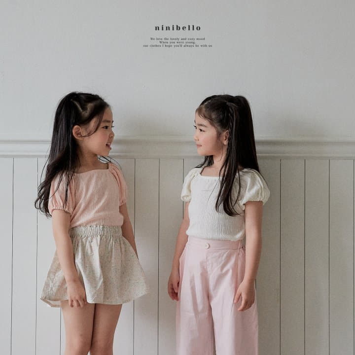 Ninibello - Korean Children Fashion - #childofig - Square Puff Tee - 11