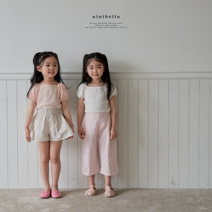 Ninibello - Korean Children Fashion - #childofig - Square Puff Tee - 12