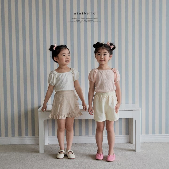 Ninibello - Korean Children Fashion - #prettylittlegirls - Square Puff Tee - 10