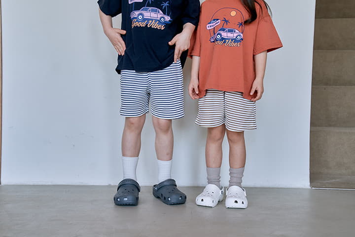 Nrk - Korean Children Fashion - #designkidswear - Waffle Stripes Pants - 12