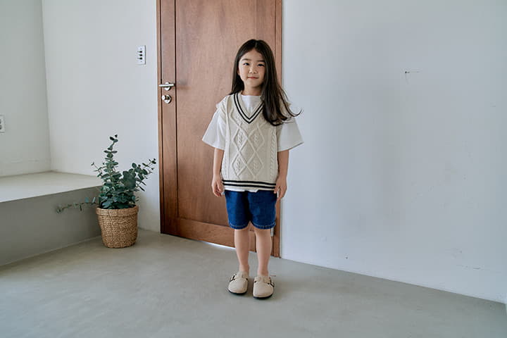 Nrk - Korean Children Fashion - #stylishchildhood - School Look Vest - 12