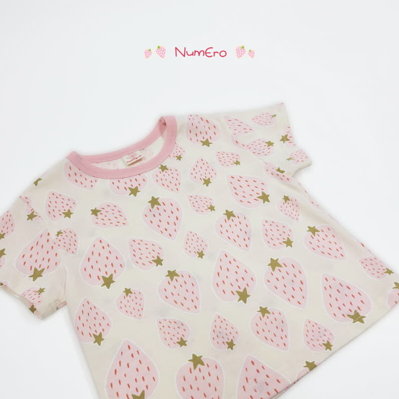 Numero - Korean Children Fashion - #kidsshorts - Strawberry Tee - 9