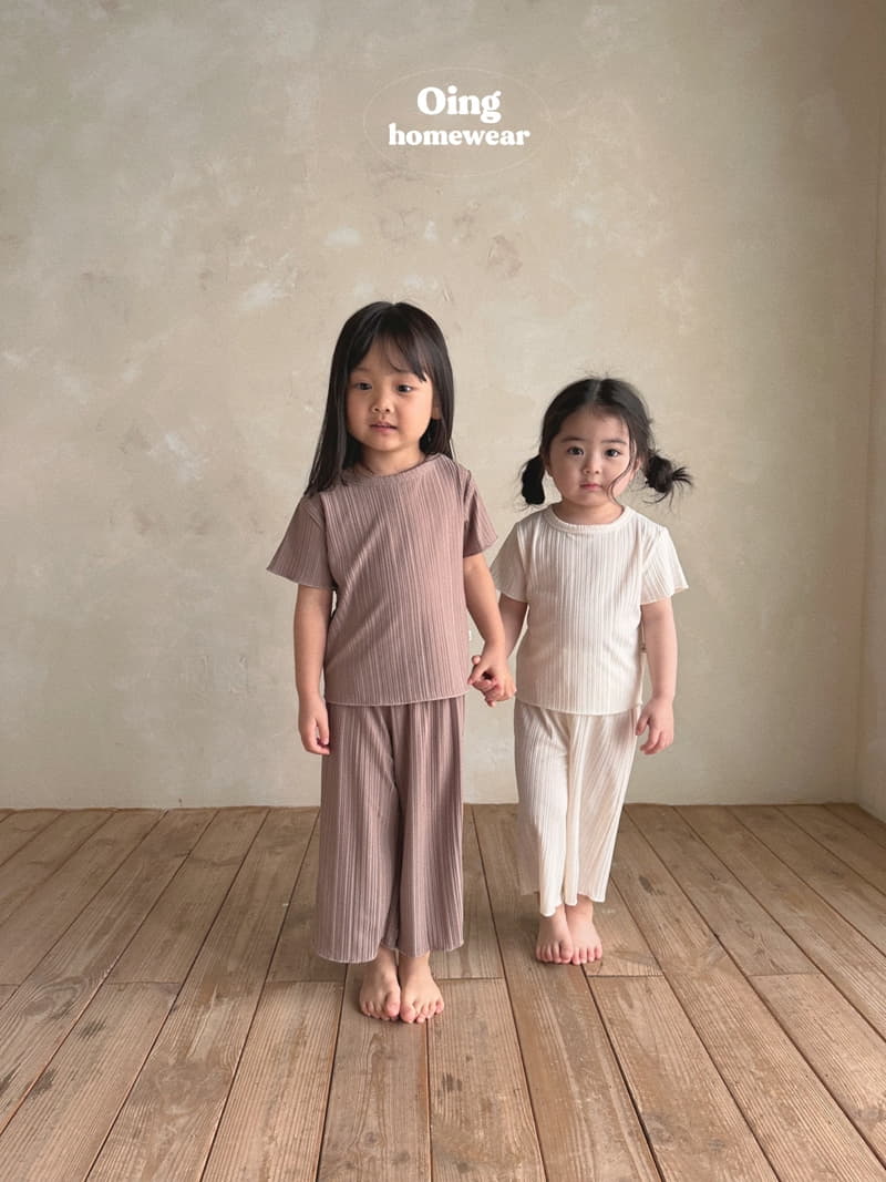 Oing - Korean Children Fashion - #childofig - Salrang Top Bottom Set - 10
