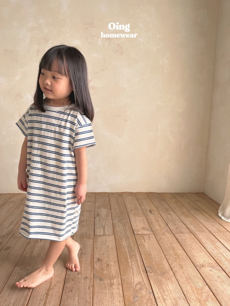 Oing - Korean Children Fashion - #kidsstore - Walk Stripes One-piece - 11