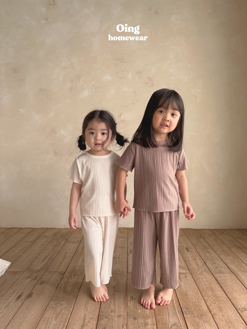 Oing - Korean Children Fashion - #magicofchildhood - Salrang Top Bottom Set - 7