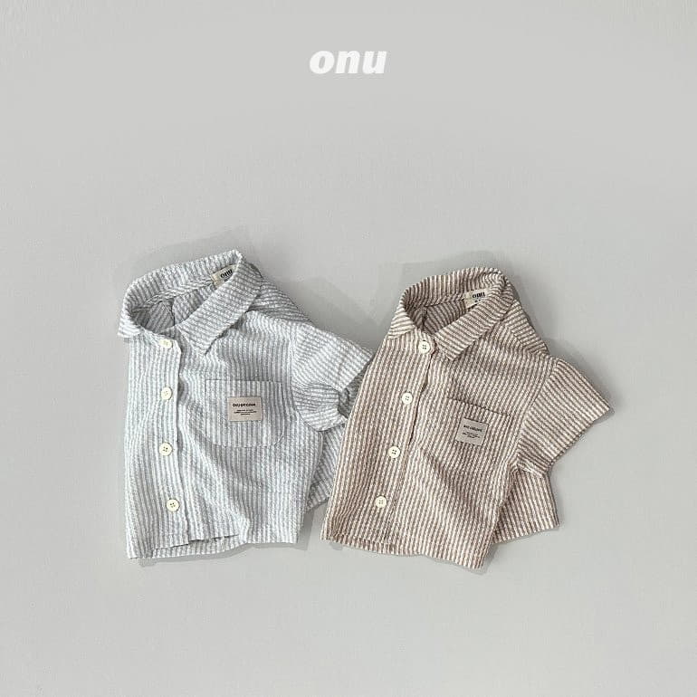 Onu - Korean Children Fashion - #Kfashion4kids - Stripes Shirt - 3