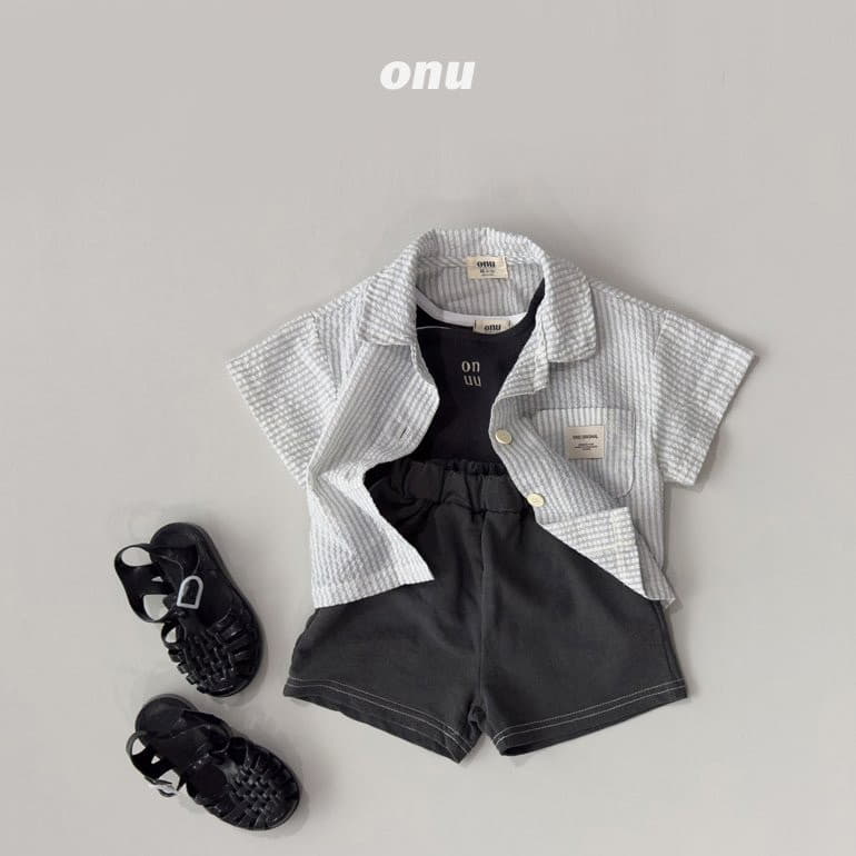 Onu - Korean Children Fashion - #kidsshorts - Waffle Sleeveless - 6