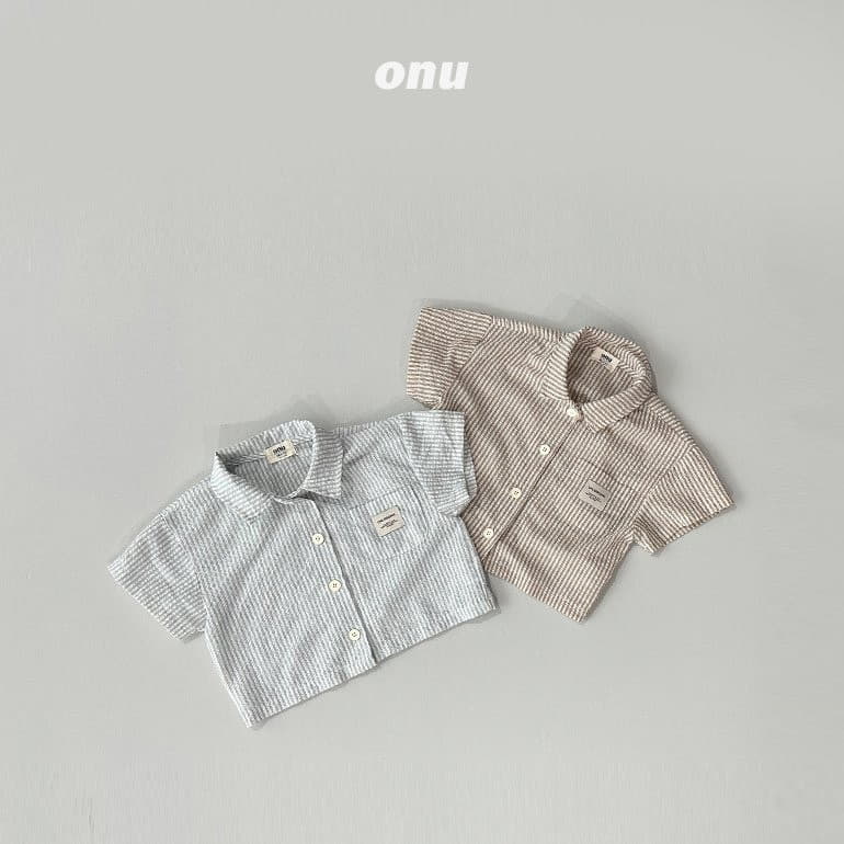 Onu - Korean Children Fashion - #Kfashion4kids - Stripes Shirt - 4