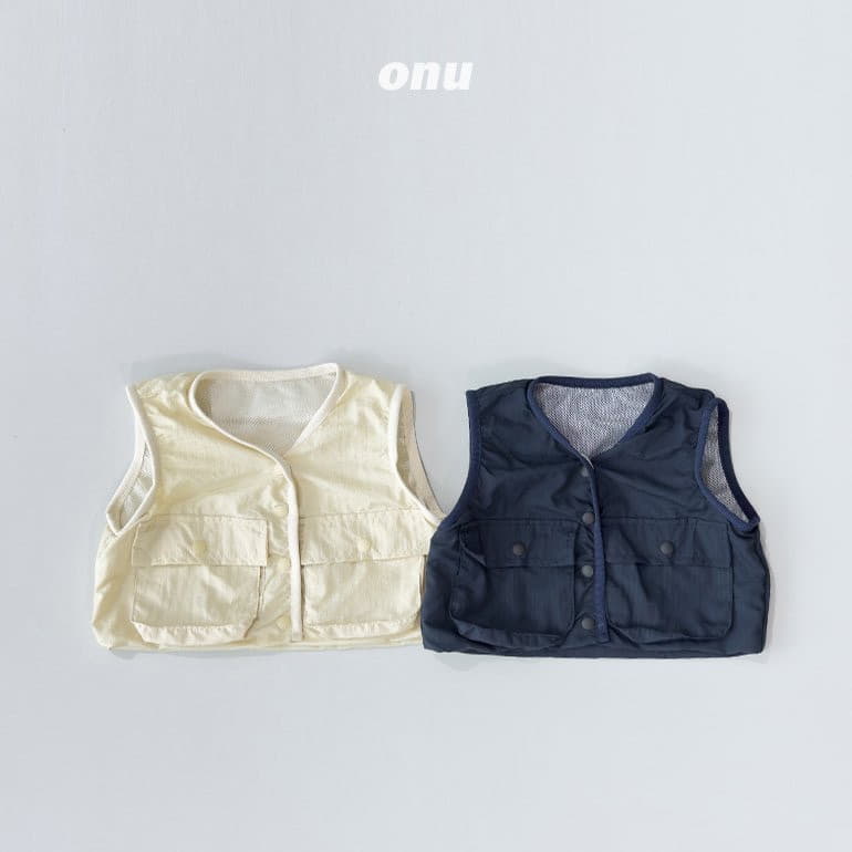 Onu - Korean Children Fashion - #magicofchildhood - Fish Vest