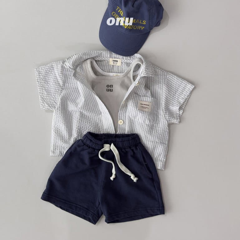 Onu - Korean Children Fashion - #stylishchildhood - Stripes Shirt - 10