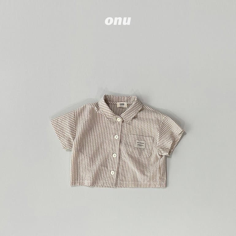 Onu - Korean Children Fashion - #todddlerfashion - Stripes Shirt - 8