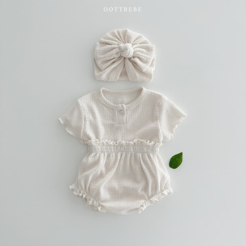 Oott Bebe - Korean Baby Fashion - #babyclothing - MD Bloomer Set - 2