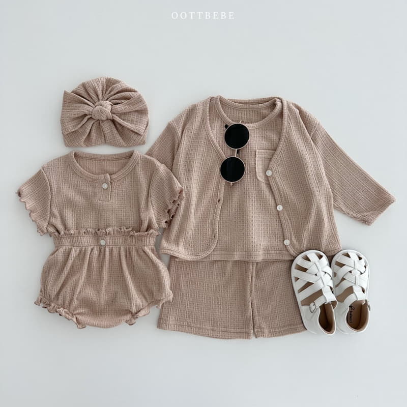 Oott Bebe - Korean Baby Fashion - #babyoutfit - MD Bloomer Set - 9
