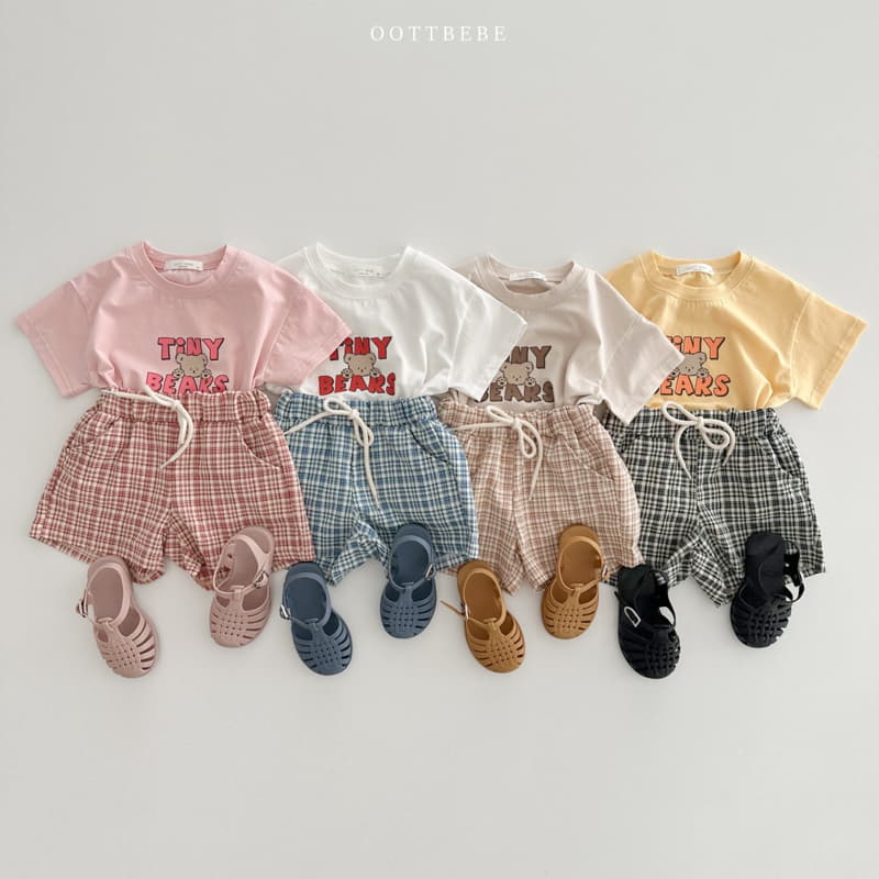 Oott Bebe - Korean Children Fashion - #discoveringself - Check Me Pants - 5