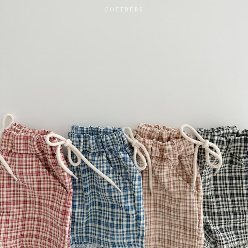 Oott Bebe - Korean Children Fashion - #fashionkids - Check Me Pants - 6