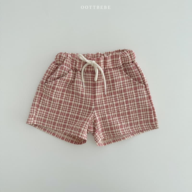 Oott Bebe - Korean Children Fashion - #kidsshorts - Check Me Pants - 7