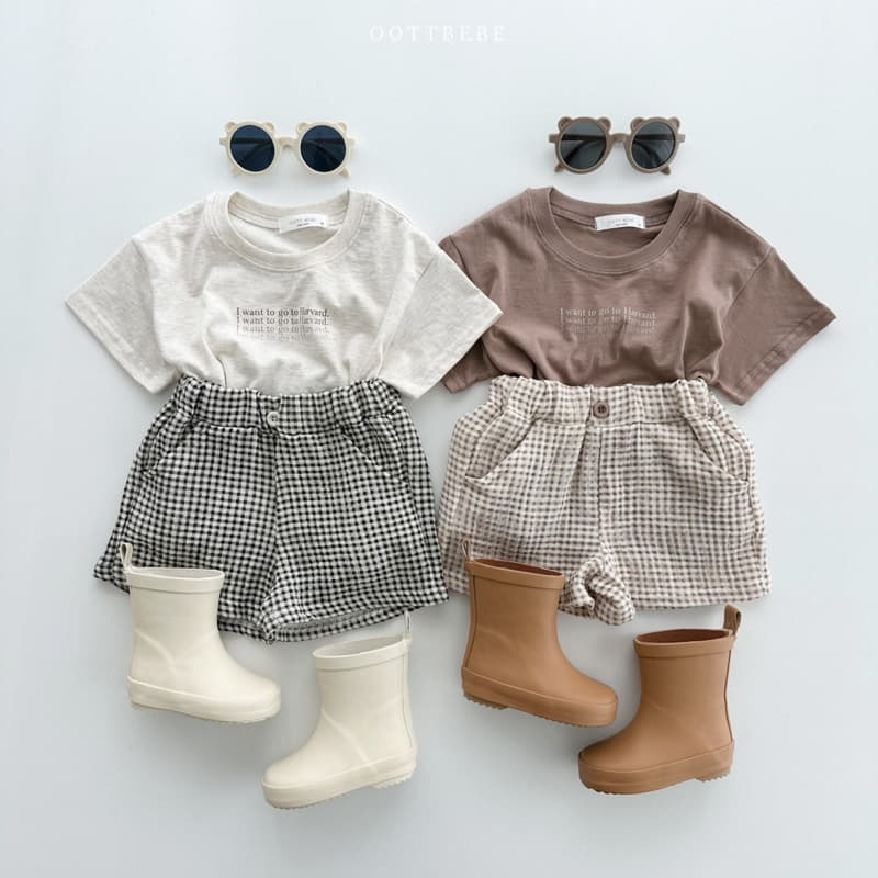 Oott Bebe - Korean Children Fashion - #kidsshorts - Havard Tee - 11