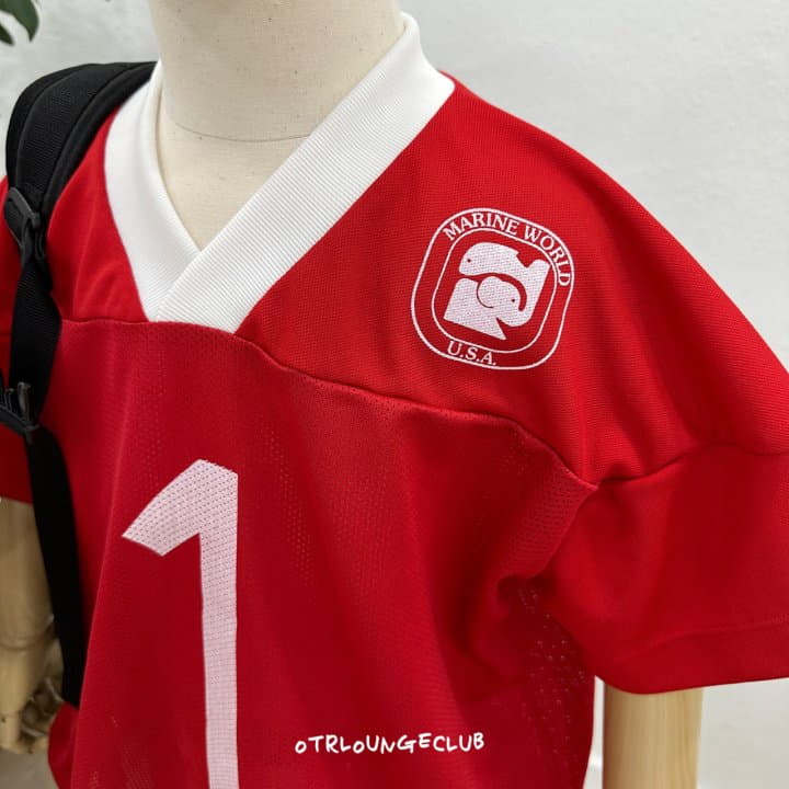 Otr - Korean Children Fashion - #prettylittlegirls - MARine Football Tee - 4