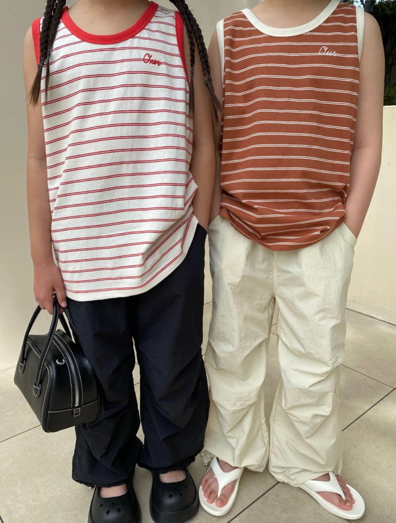Our - Korean Children Fashion - #childofig - Lake Stripes Sleeveless - 3