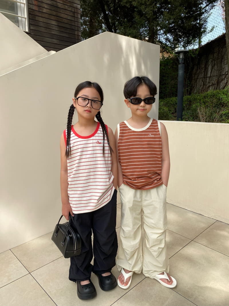 Our - Korean Children Fashion - #designkidswear - Lake Stripes Sleeveless - 6